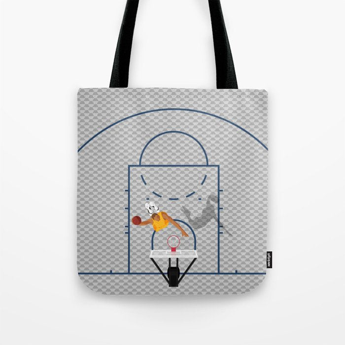 Dunkers | Basketball Court  Tote Bag Gallery Image 1
