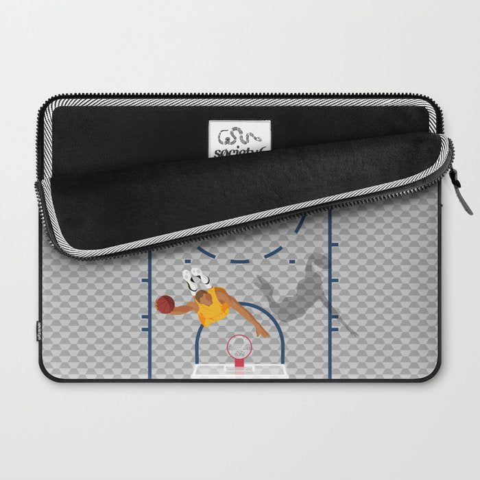 Dunkers | Basketball Court  Laptop Sleeve Gallery Image 2