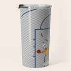 Dunkers | Basketball Court  Travel Mug Gallery Image 3