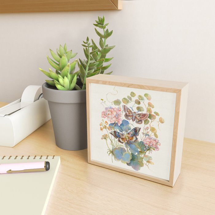 Geranium Moths Mini Art Print Gallery Image 2