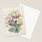 Geranium Moths Stationery Card Gallery Image 2