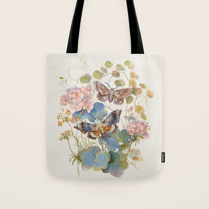 Geranium Moths Tote Bag Gallery Image 1
