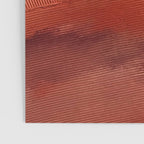 Desert Journey [2]: a textured, abstract piece in pinks, reds, and white by Alyssa Hamilton Art Poster Gallery Image 3