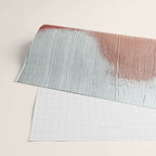Desert Journey [2]: a textured, abstract piece in pinks, reds, and white by Alyssa Hamilton Art Wrapping Paper Gallery Image 2