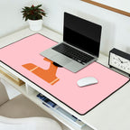 Black Woman Side Profile Desk Mat Gallery Image 2