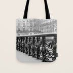 Classic Paris - Black and White Travel Photography Tote Bag Gallery Image 1