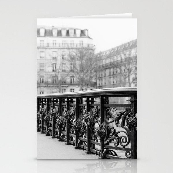 Classic Paris - Black and White Travel Photography Stationery Card Gallery Image 2