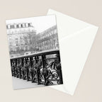 Classic Paris - Black and White Travel Photography Stationery Card Gallery Image 2