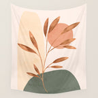 Abstract Art /Minimal Plant 15 Wall Tapestry Gallery Image 4