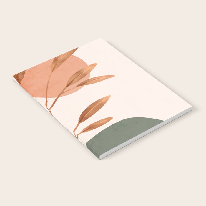 Abstract Art /Minimal Plant 15 Notebook Gallery Image 1