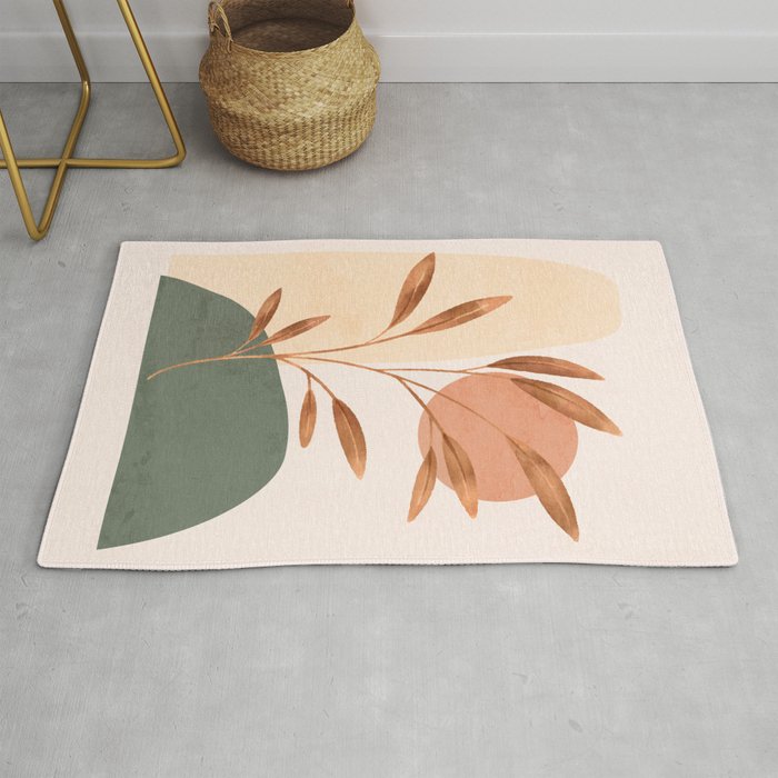 Abstract Art /Minimal Plant 15 Rug Gallery Image 1