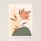 Abstract Art /Minimal Plant 15 Stationery Card Gallery Image 2