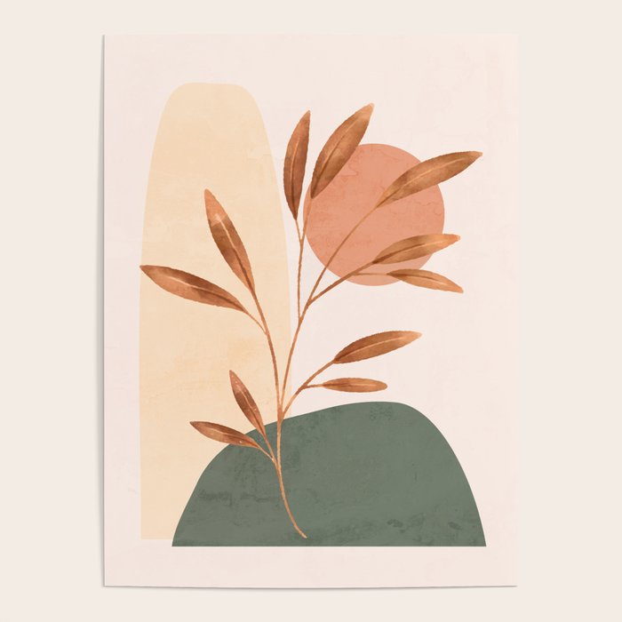 Abstract Art /Minimal Plant 15 Poster Gallery Image 1