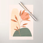 Abstract Art /Minimal Plant 15 Wrapping Paper Gallery Image 1