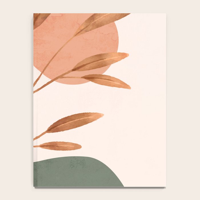 Abstract Art /Minimal Plant 15 Notebook Gallery Image 4