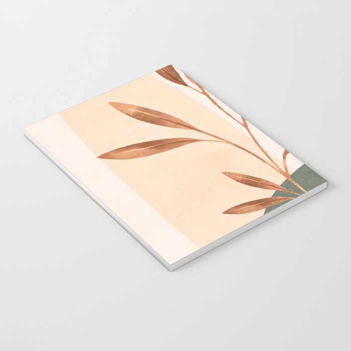 Abstract Art /Minimal Plant 15 Notebook Gallery Image 3