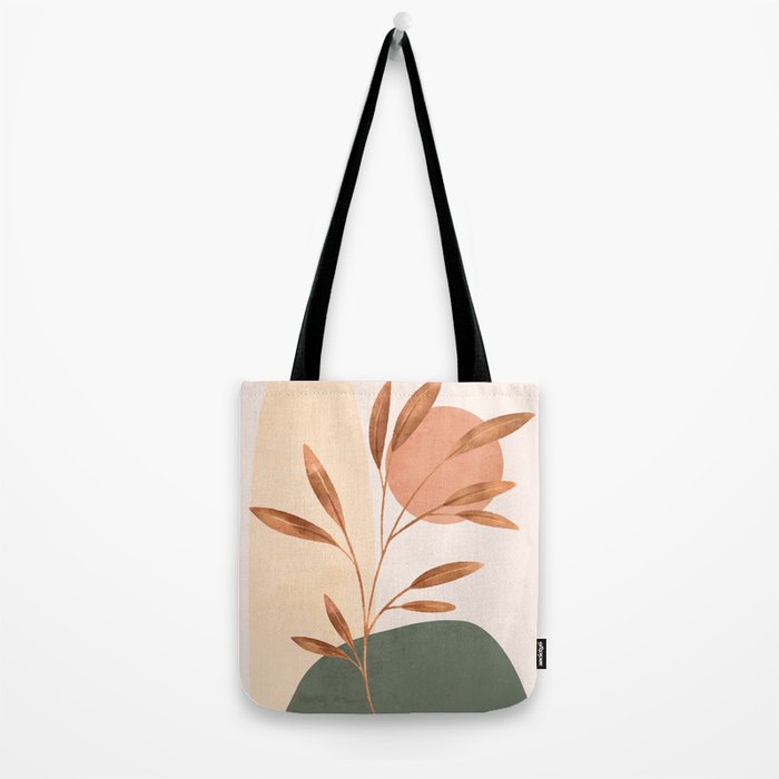 Abstract Art /Minimal Plant 15 Tote Bag Gallery Image 2