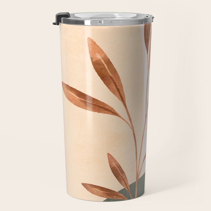 Abstract Art /Minimal Plant 15 Travel Mug Gallery Image 3