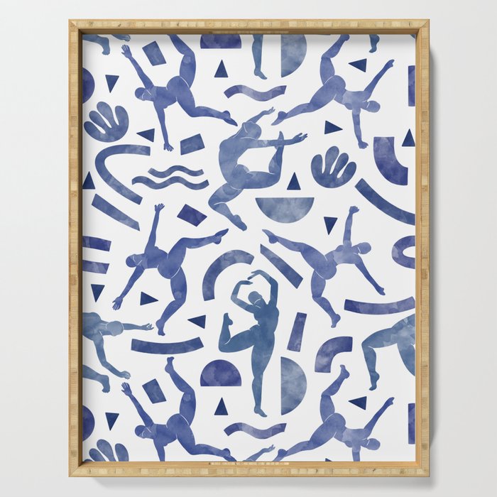 Simple shapes of women Serving Tray Gallery Image 1