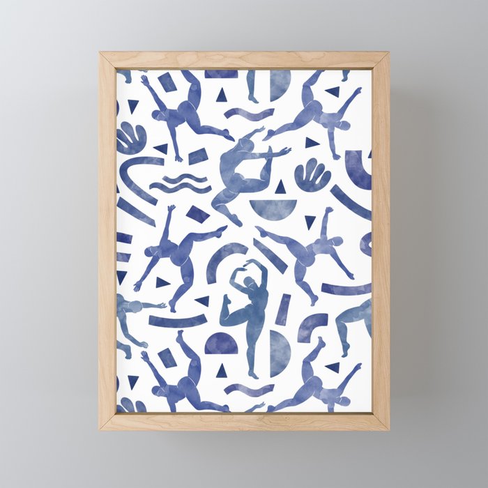 Simple shapes of women Mini Art Print Gallery Image 1