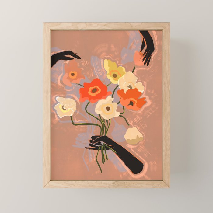 Flowers Always Mini Art Print Gallery Image 1