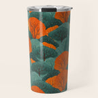 Fall Trees Pattern Travel Mug Gallery Image 1