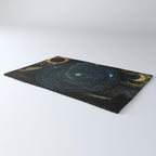 "Planetary System, Eclipse of the Sun, the Moon, the Zodiacal Light, Meteoric Shower" by Levi Walter Yaggi, 1887 Rug Gallery Image 3