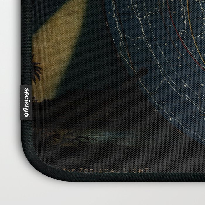 "Planetary System, Eclipse of the Sun, the Moon, the Zodiacal Light, Meteoric Shower" by Levi Walter Yaggi, 1887 Laptop Sleeve Gallery Image 3