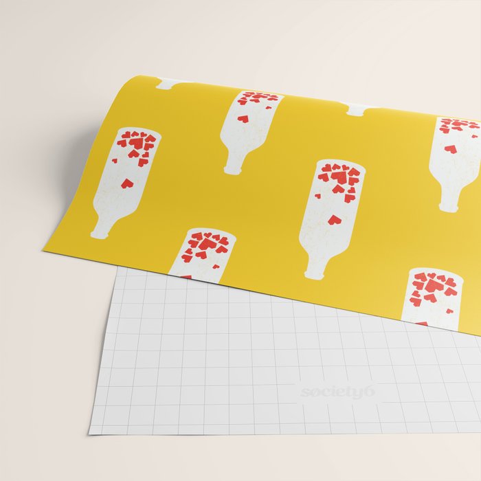 Message in a bottle Wrapping Paper Gallery Image 2