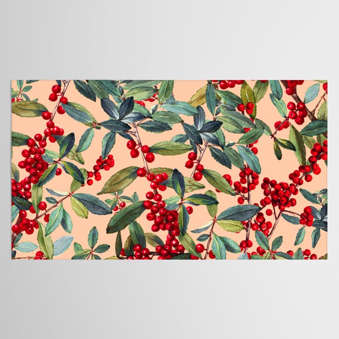 Red Chokeberry Tablecloth Gallery Image 2