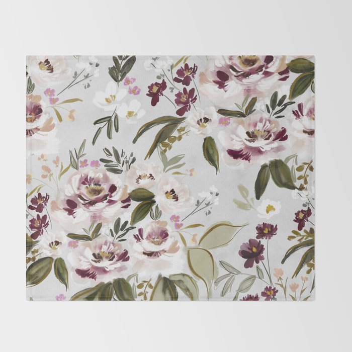 Heritage Bloom II Throw Blanket Gallery Image 2