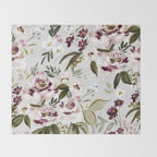 Heritage Bloom II Throw Blanket Gallery Image 2