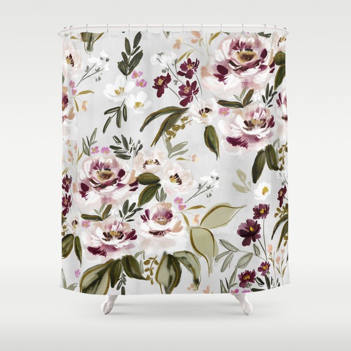 Heritage Bloom II Shower Curtain Gallery Image 1