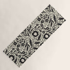 Botanical garden - Black and White Yoga Mat Gallery Image 1