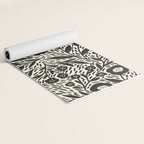 Botanical garden - Black and White Yoga Mat Gallery Image 2