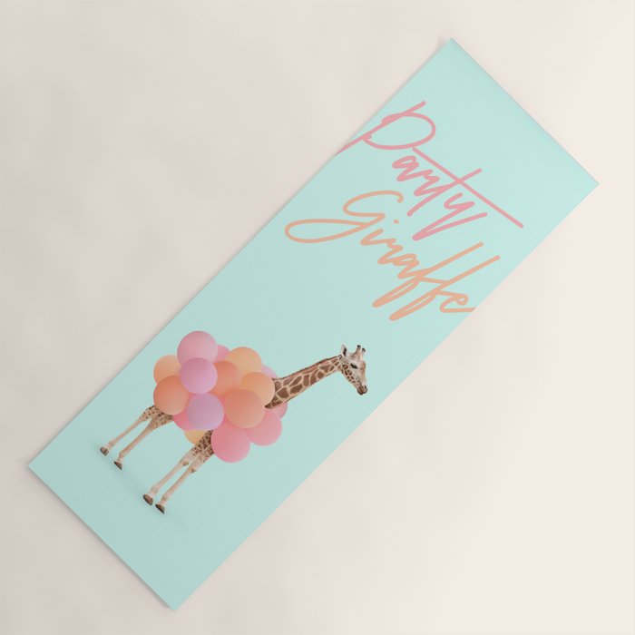 GIRAFFE PARTY Yoga Mat Gallery Image 1