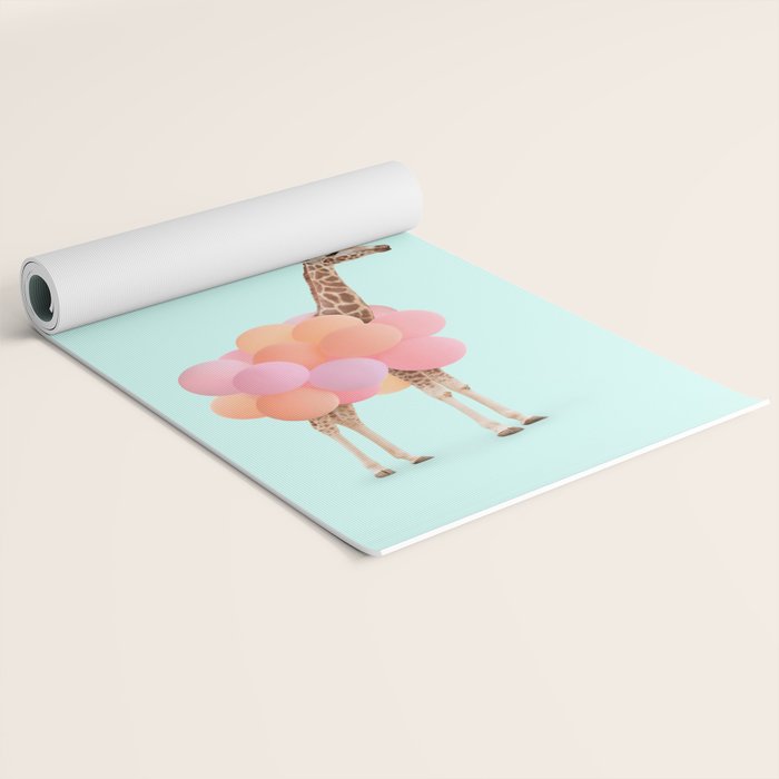 GIRAFFE PARTY Yoga Mat Gallery Image 2