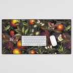 Vintage Fruit Pattern XXVII Desk Mat Gallery Image 1