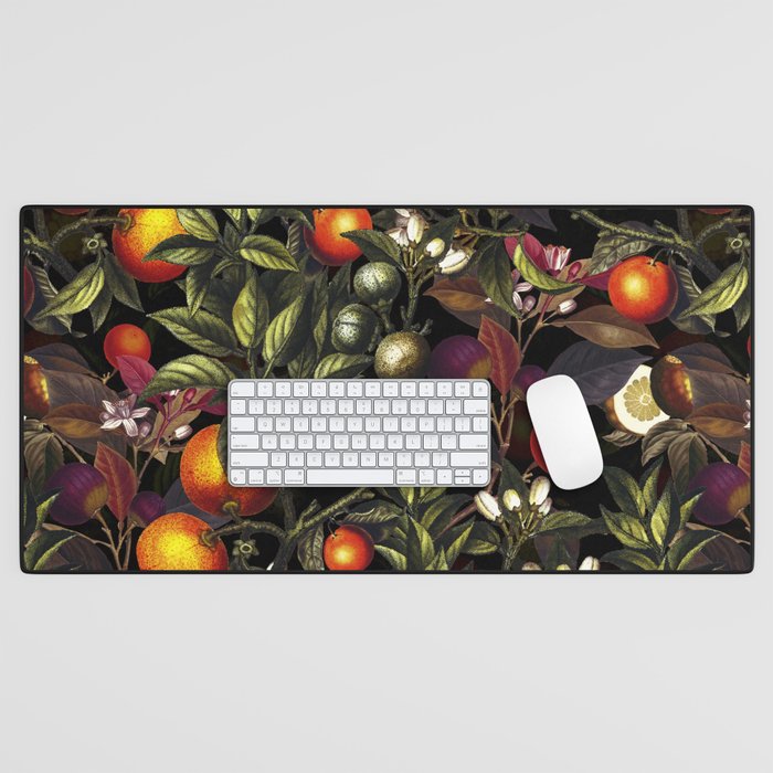 Vintage Fruit Pattern XXVII Desk Mat Gallery Image 1