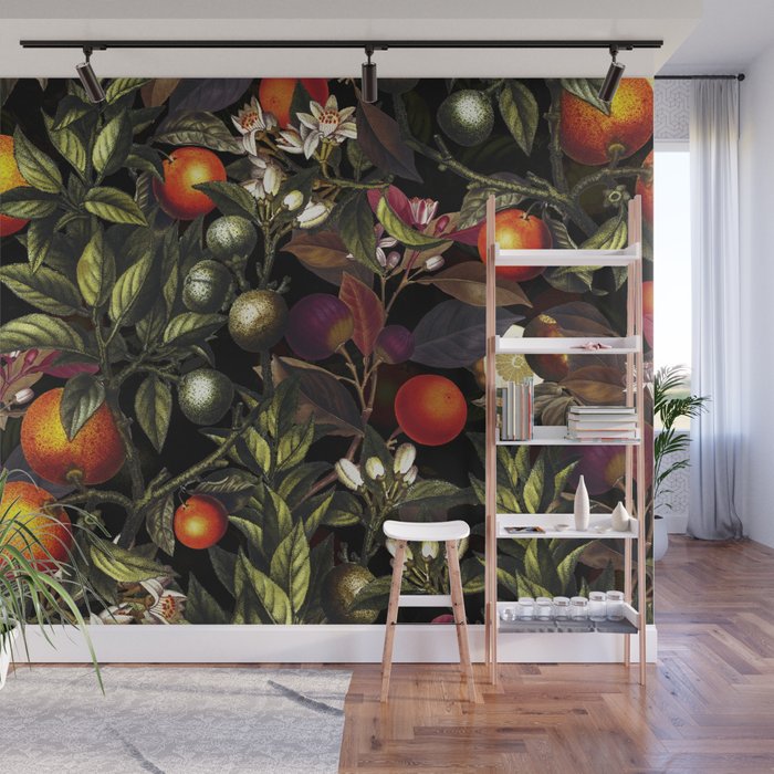 Vintage Fruit Pattern XXVII Wall Mural Gallery Image 1