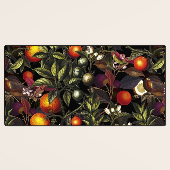 Vintage Fruit Pattern XXVII Desk Mat Gallery Image 3