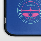 Aircraft Flight Instruments - 6 Pack Blue Laptop Sleeve Gallery Image 3