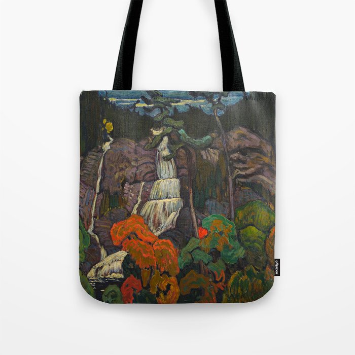 J.E.H. Macdonald Algoma Waterfall, 1920, McMichael Canadian Art Collection Tote Bag Gallery Image 1