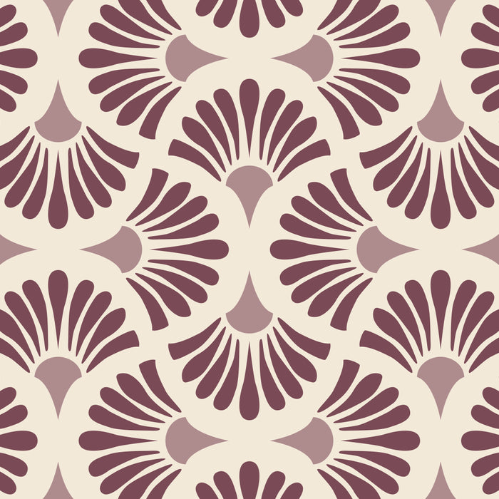 Vintage Fan Shell Pattern Coffee Mug Gallery Image 2