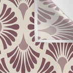 Vintage Fan Shell Pattern Wall Tapestry Gallery Image 3