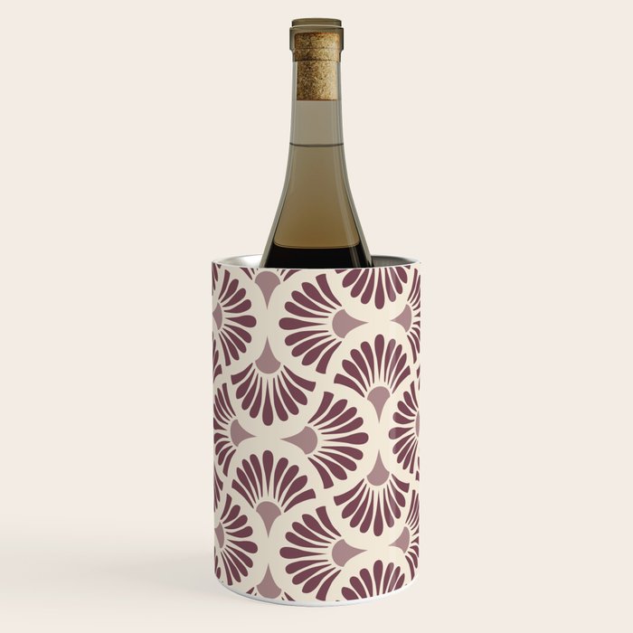Vintage Fan Shell Pattern Wine Chiller Gallery Image 3