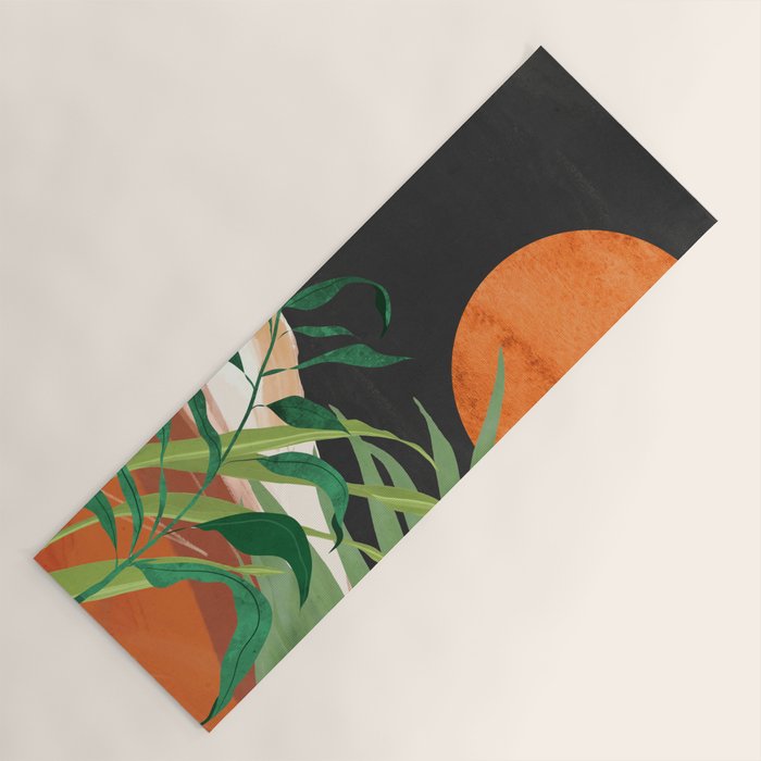 Abstract Art Tropical Garden 18 Yoga Mat Gallery Image 1
