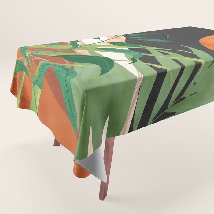 Abstract Art Tropical Garden 18 Tablecloth Gallery Image 1