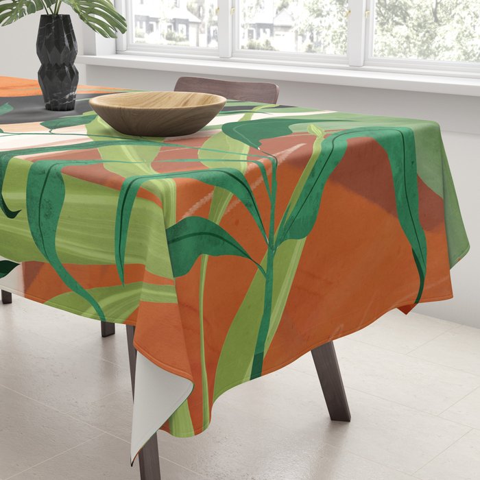 Abstract Art Tropical Garden 18 Tablecloth Gallery Image 3