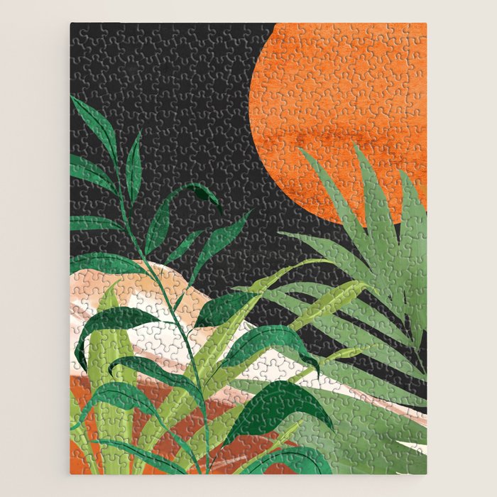 Abstract Art Tropical Garden 18 Jigsaw Puzzle Gallery Image 1